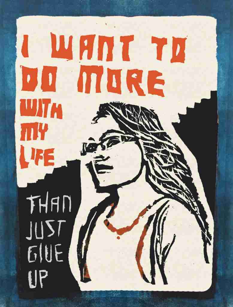 Mandy Harvey multi-block woodcut