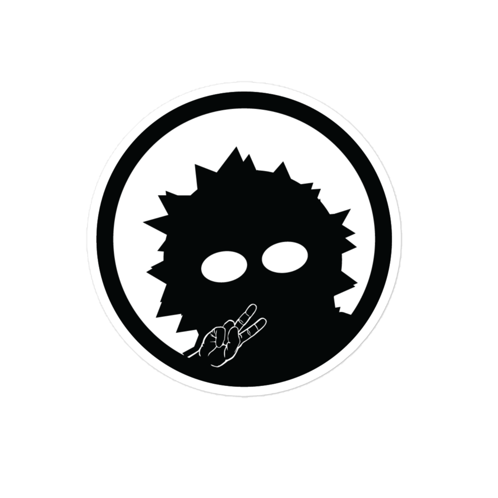 A sticker of the Missing Link Artistry logo.