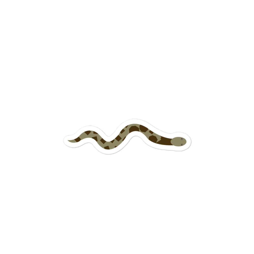A sticker of an Arabian sand boa.