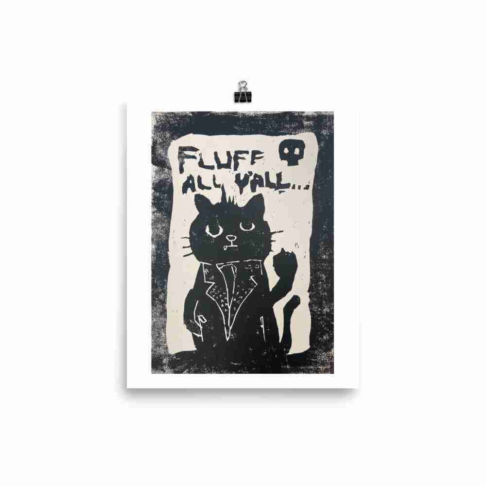 "Fluff All Y'all" print - Image 5